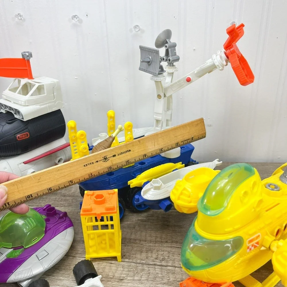 MBX Matchbox Mega Rig Shark  & Squid Sub, Space Shuttle‎ UFO & Sea Rescue Extras